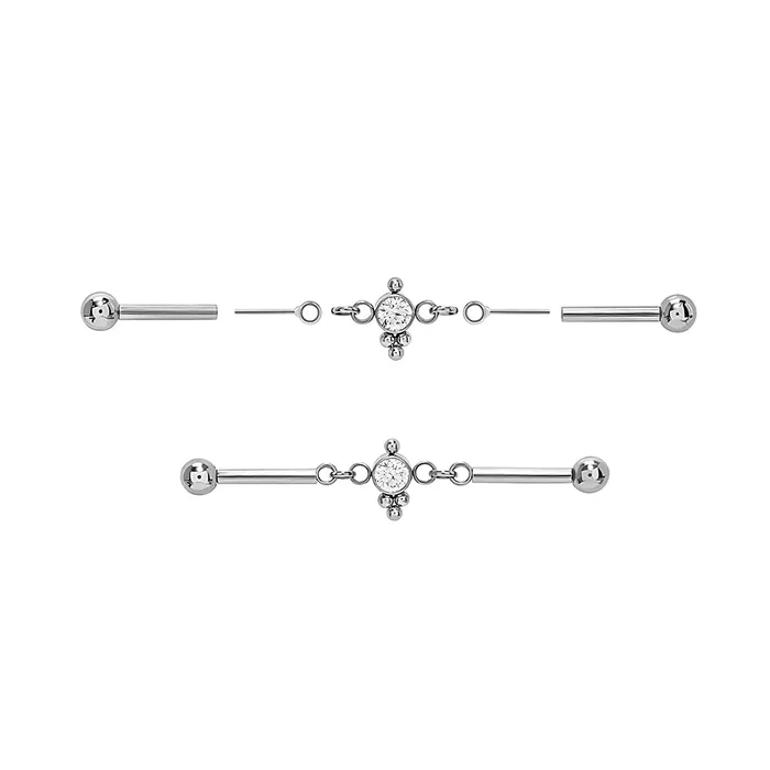 Tilum Replacement Titanium Pin with Jump Ring Price Per 1 Painful Pleasures Male Sex Toys
