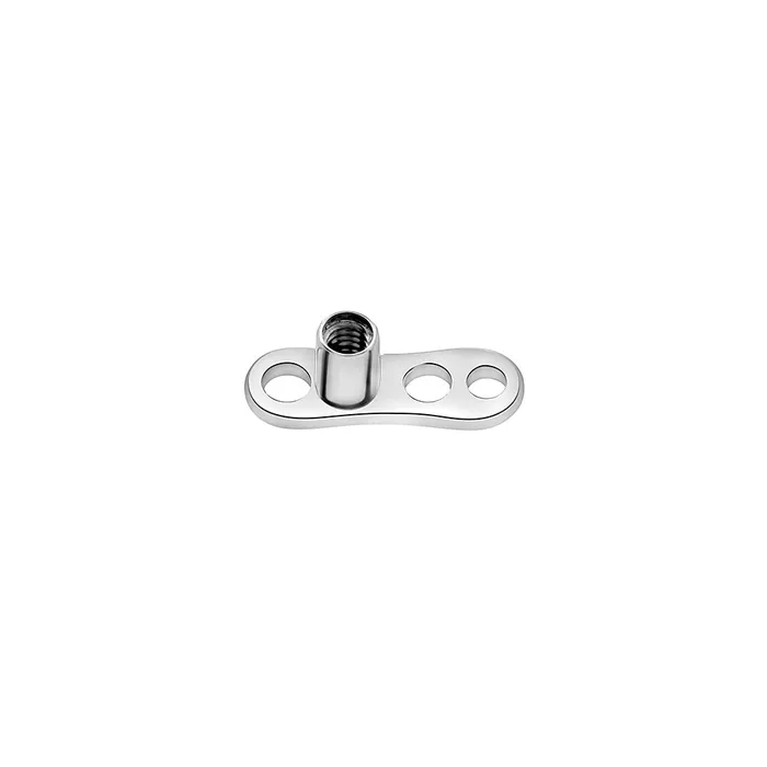 Tilum Tilum 14g Titanium Dermal Anchor with 2mm Rise and 3Hole Base Price Per 1 Male Sex Toys