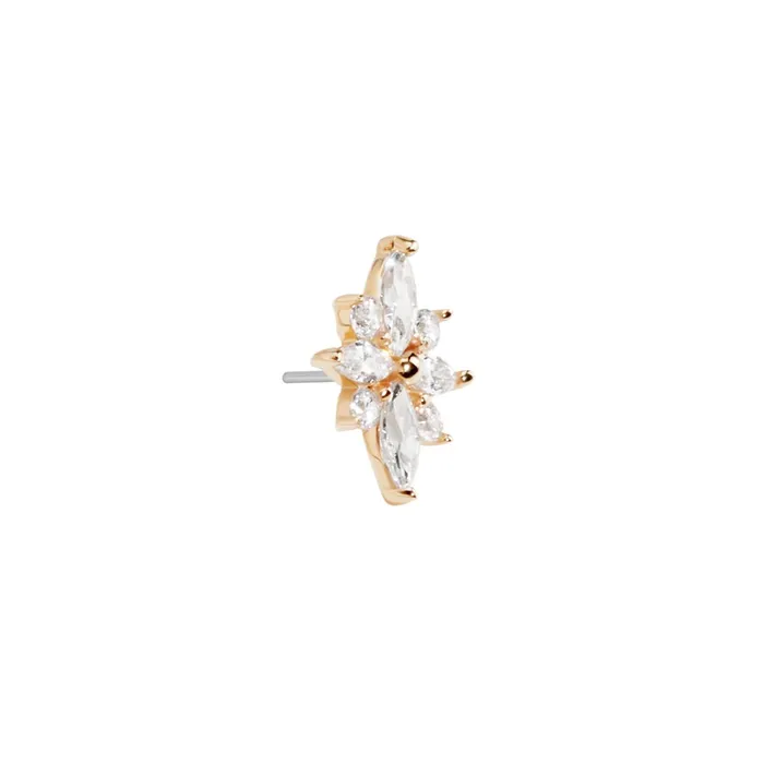Tilum Tilum 14kt Yellow Jeweled Gold North Star Threadless Top Price Per 1 Vibrators