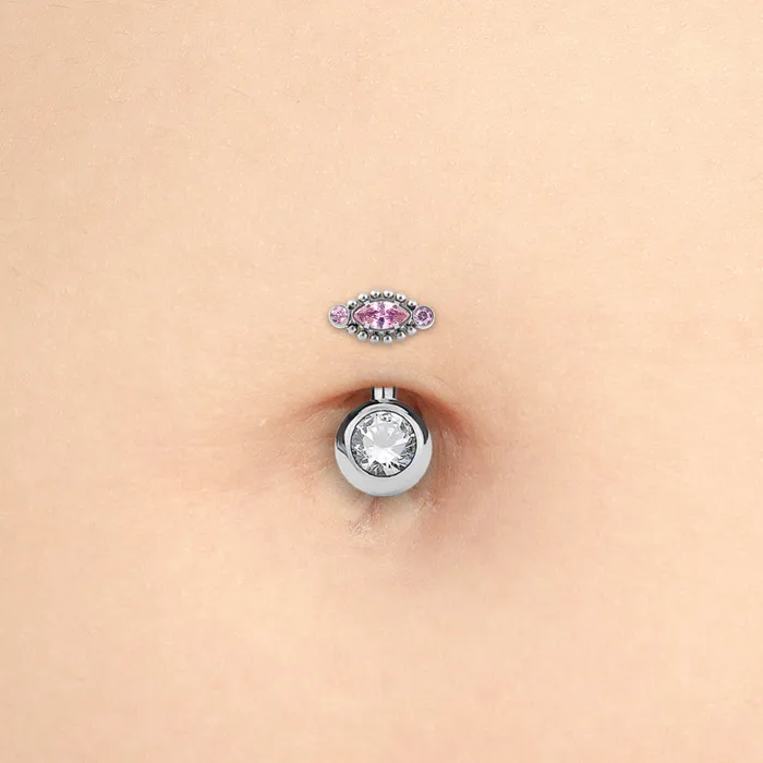 Tilum Tilum Vintage Jeweled Brio Titanium Threadless Top Price Per 1 Vibrators