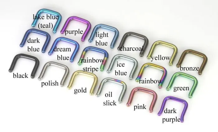 Tilum Vibrators Tilum 10g Titanium Septum Retainer Price Per 1