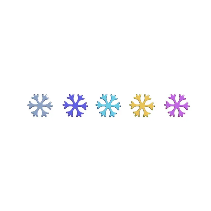 Tilum Vibrators Tilum 14g12g Internal Snowflake Titanium Top Price Per 1
