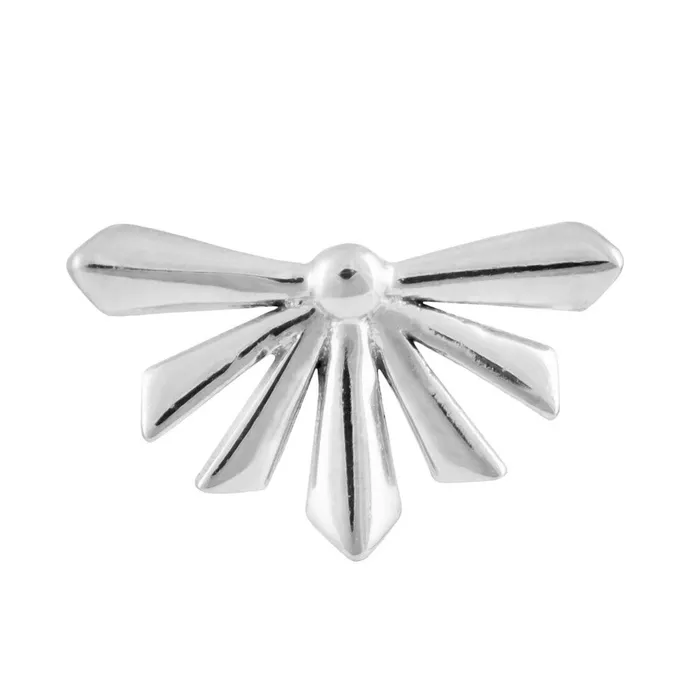 Tilum Vibrators Tilum 14kt White Gold Sunburst Threadless Top Price Per 1