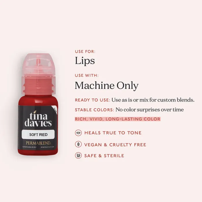Tina Davies Collection Soft Red Perma Blend Perma Blend Vibrators