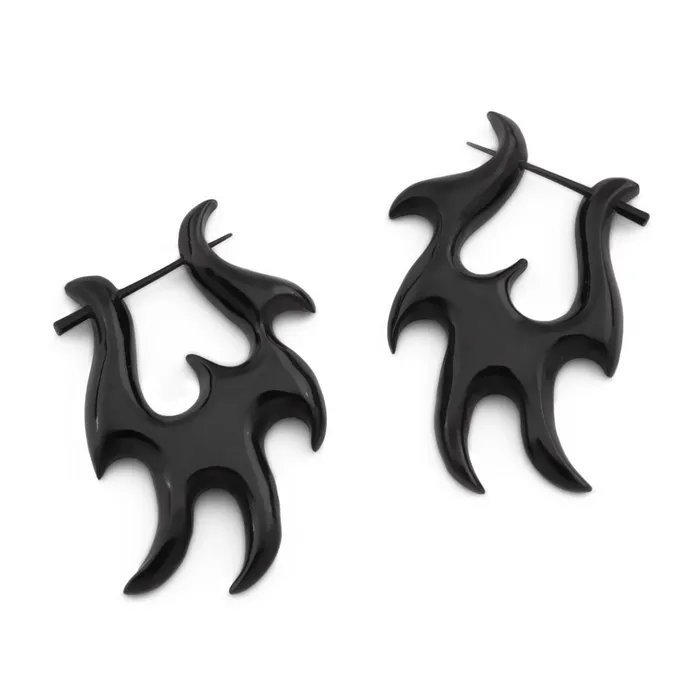 Tribal Horn Stirrup Hanger Earrings Price Per 2 Elementals Organics Vibrators
