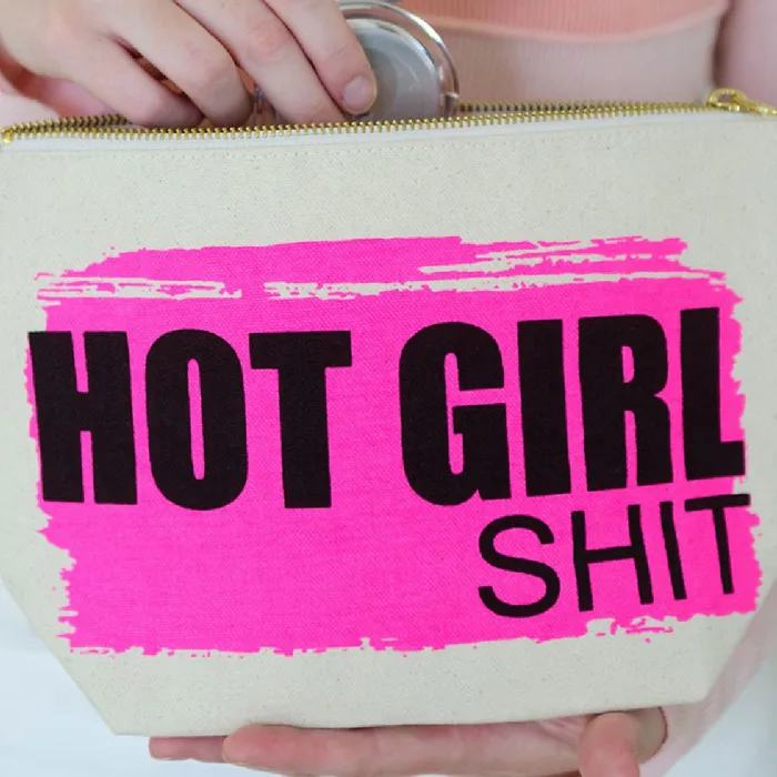 Twisted Wares Vibrators Hot Girl Sht Printed Zip Up Storage Bag