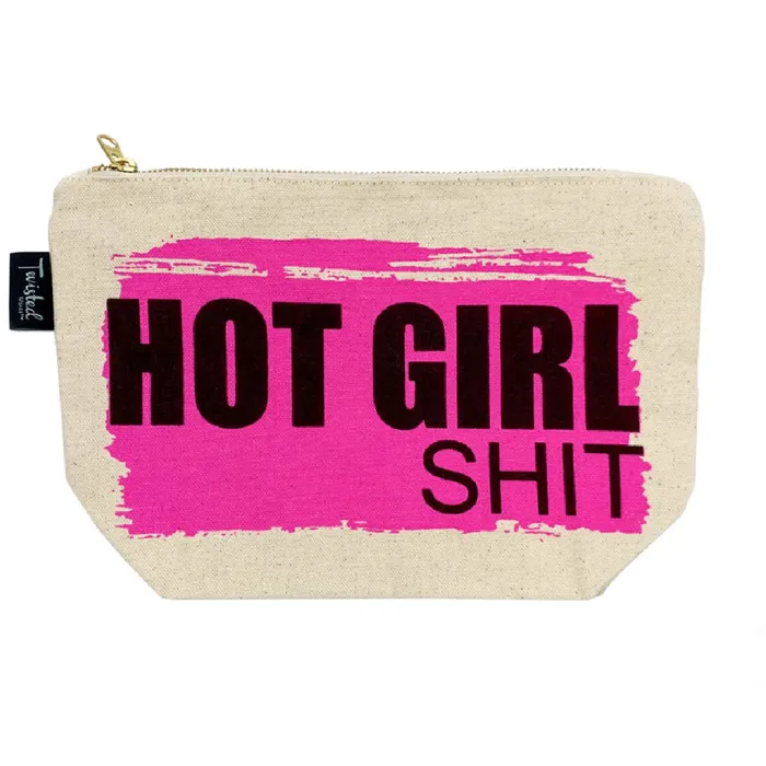 Twisted Wares Vibrators Hot Girl Sht Printed Zip Up Storage Bag