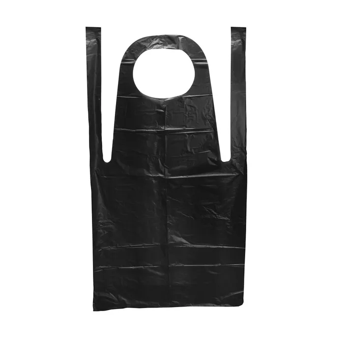 USA Anal Saferly Disposable Black Aprons Pack of 100