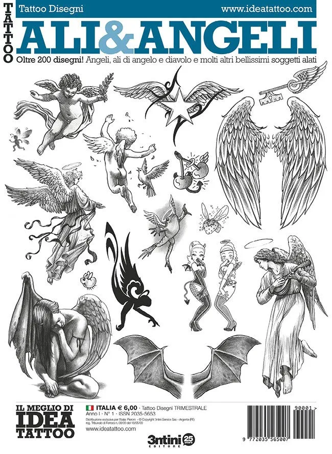 Vibrators 3ntini Angels and Wing Designs Softcover Book