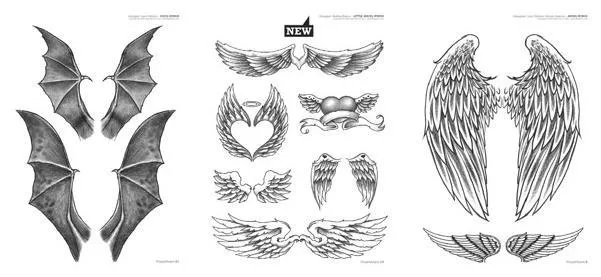 Vibrators 3ntini Angels and Wing Designs Softcover Book
