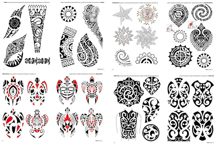 Vibrators 3ntini Tribal Style Tattoo Flash Book 1 Maori Polynesian Pacific Island Tattoo Designs