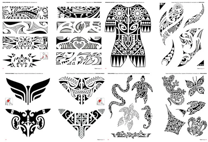 Vibrators 3ntini Tribal Style Tattoo Flash Book 1 Maori Polynesian Pacific Island Tattoo Designs