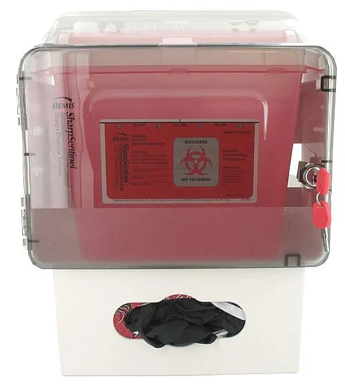 Vibrators Bemis Sharps Trio Sharps Cabinet 5Qt Sharps Container Glove Box Holder Bemis Vibrators Bemis Sharps Trio Sharps Cabinet 5Qt Sharps Container Glove Box Holder Bemis