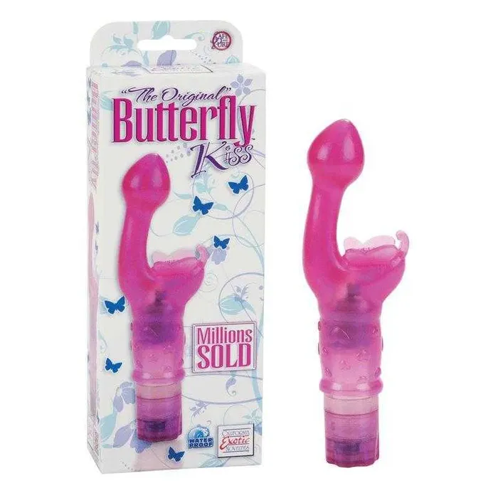 Vibrators California Exotic Novelties Inc The Original Butterfly Kiss Pink