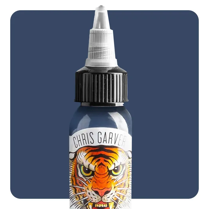 Vibrators Chris Garver Ghost Face Grey Solid Ink 1oz Bottle Solid Ink
