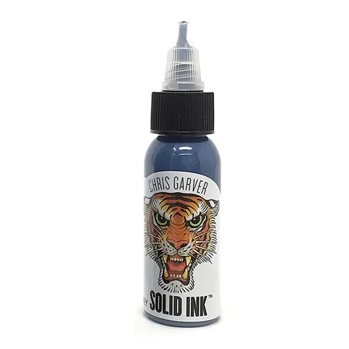 Vibrators Chris Garver Ghost Face Grey Solid Ink 1oz Bottle Solid Ink