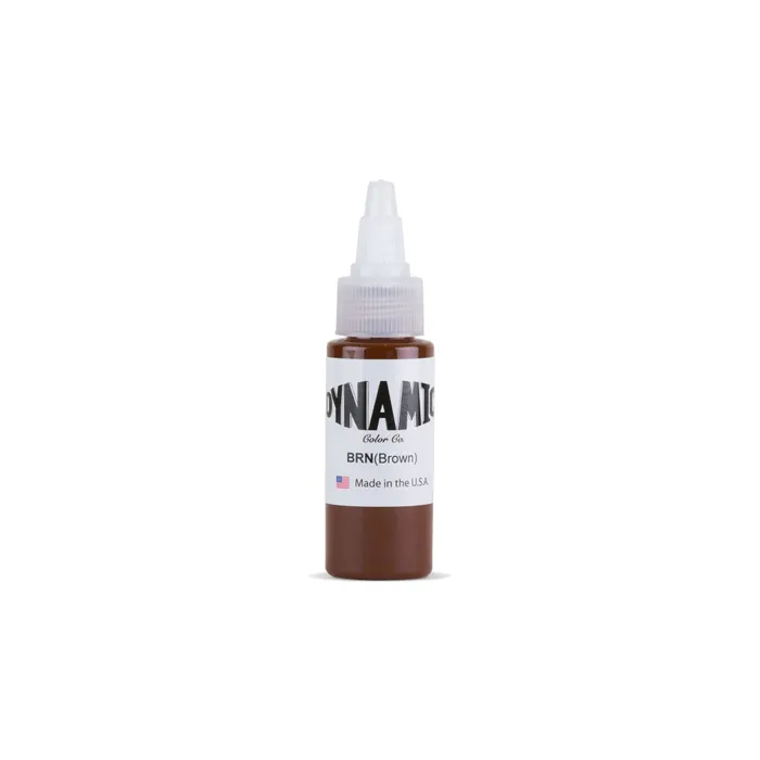 Vibrators Dynamic Brown Tattoo Ink 1oz Bottle Dynamic