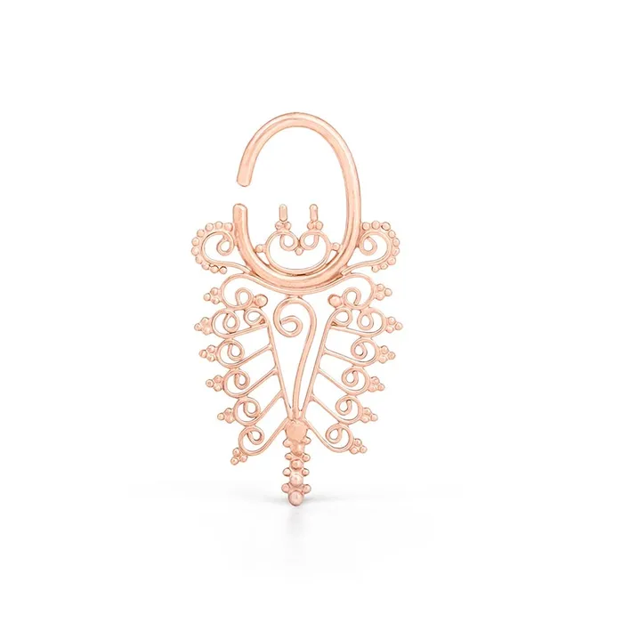 Vibrators Elementals Organics Soul Searcher Rose Gold Plated Ear Hanger Price Per 1 Vibrators Elementals Organics Soul Searcher Rose Gold Plated Ear Hanger Price Per 1