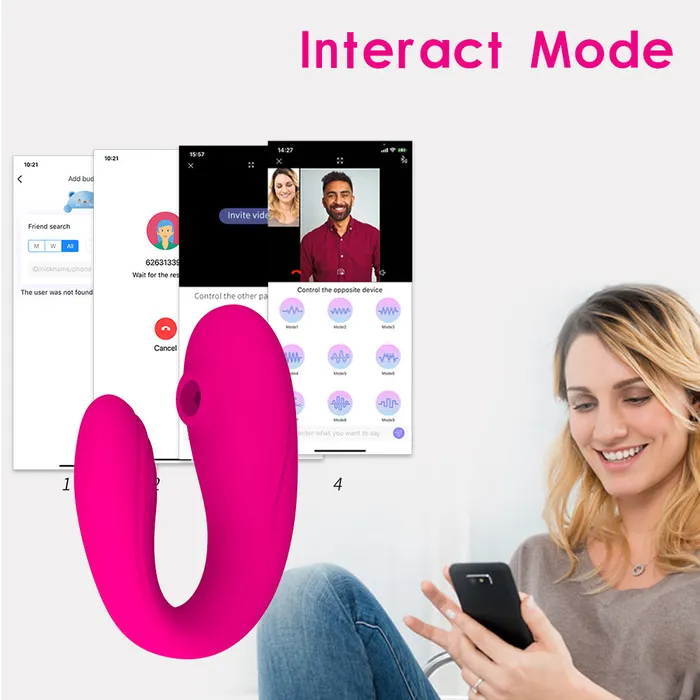 Vibrators FUNMATES APP Control Sucking Toy Clit Sucking Vibrator for Women