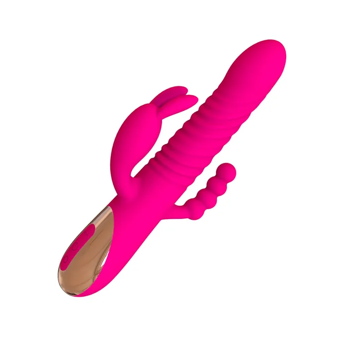 Vibrators FUNMATES Rhea Rabbit 3 in 1 Gspot Vibrating Dildo