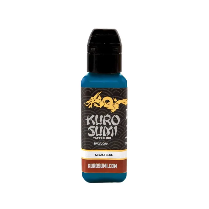 Vibrators Kuro Sumi MIyagi Blue Kuro Sumi Tattoo Ink Pick Size