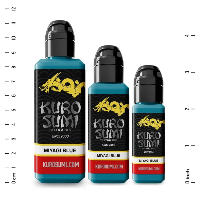 Vibrators Kuro Sumi MIyagi Blue Kuro Sumi Tattoo Ink Pick Size