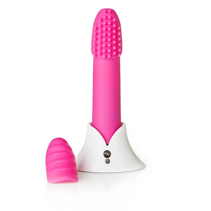 Vibrators NU Sensuelle POINT PLUS 20Function Bullet With Silicone Tips Pink NU Sensuelle
