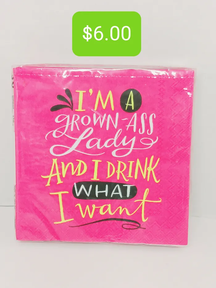 Vibrators Pleasher Spot Wine Napkins
