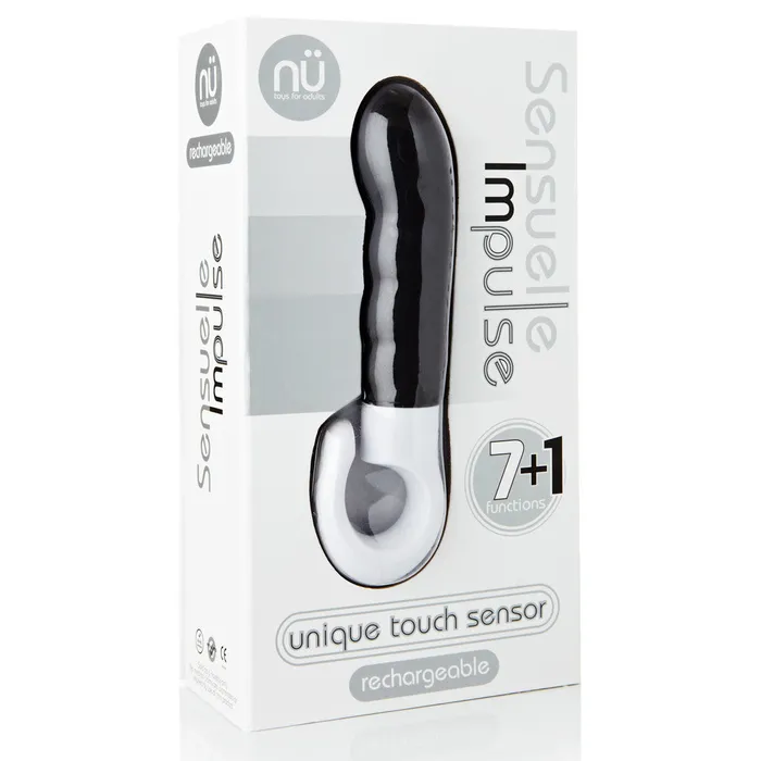 Vibrators Sensuelle Impulse 71 Function Slimline Vibe Black NU Sensuelle