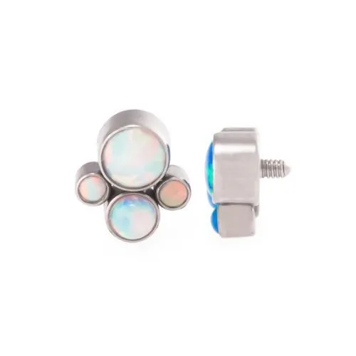 Vibrators Tilum Tilum 14g12g Internally Threaded Opal Bubble Cluster Top Price Per 1 Vibrators Tilum Tilum 14g12g Internally Threaded Opal Bubble Cluster Top Price Per 1