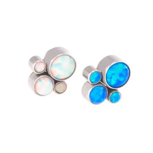 Vibrators Tilum Tilum 14g12g Internally Threaded Opal Bubble Cluster Top Price Per 1
