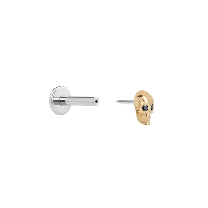 Vibrators Tilum Tilum 14kt Yellow Gold Skull Threadless Top Price Per 1