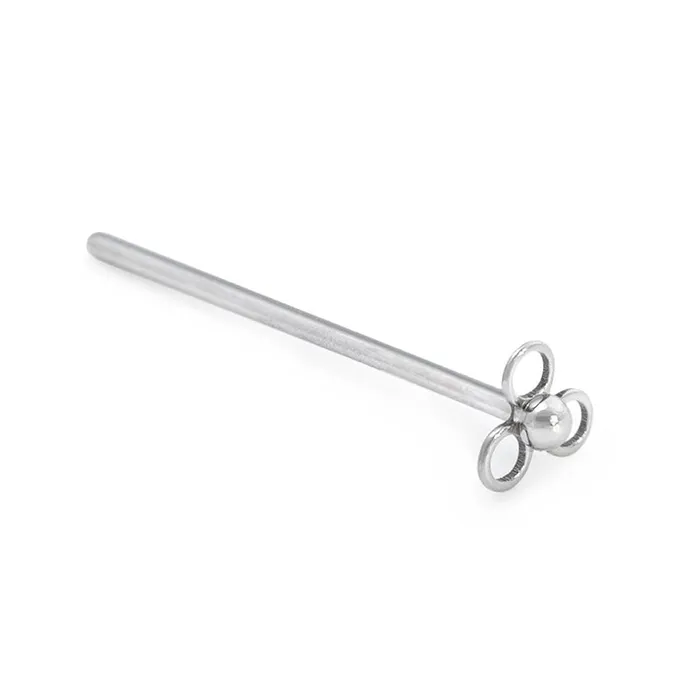 Vibrators Tilum Tilum 20g 34 Trinity Loop Fishtail Titanium Nostril Jewelry