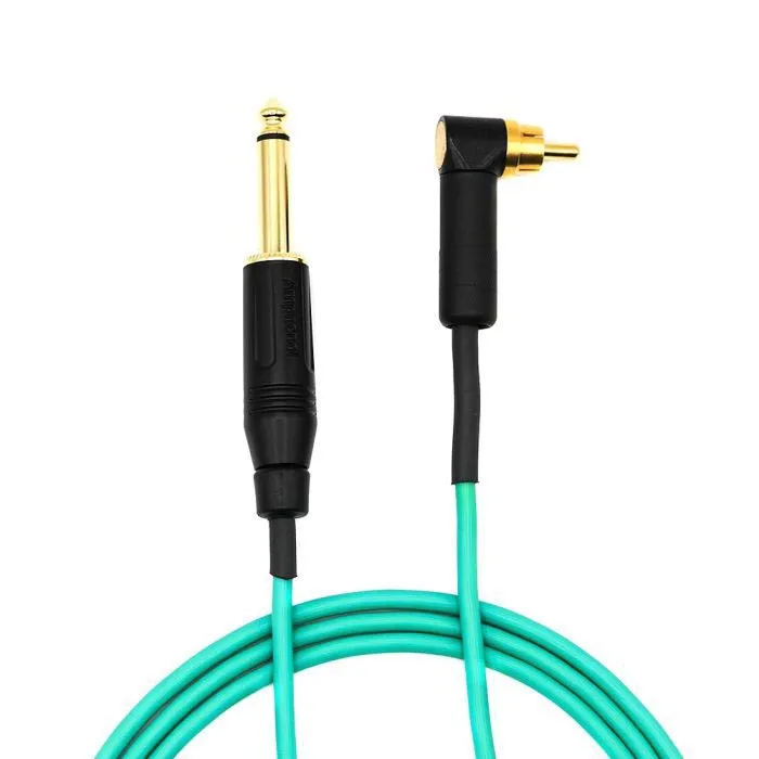 Vibrators USA Strike USA Strike 6 Right Angle RCA Power Cord Teal