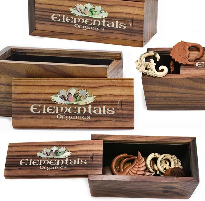 Vibrators Wooden Elementals Organics Display Box Elementals Organics