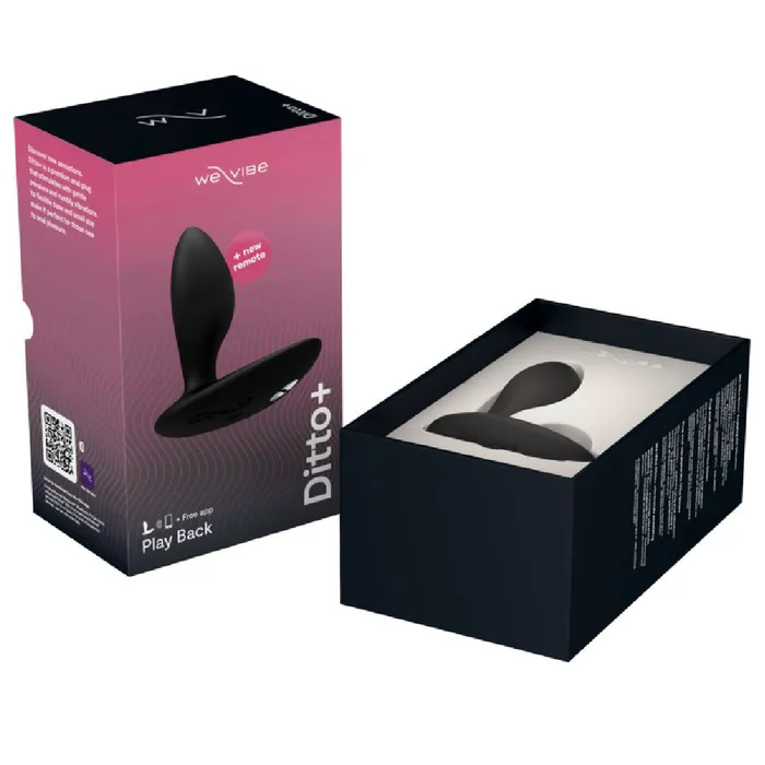 WeVibe WeVibe Ditto Vibrating App Controlled Anal Plug Black Anal