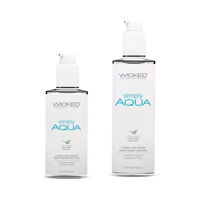 Wicked SBO Pictures Inc Lubricants Wicked Simply Aqua Personal Lubricant