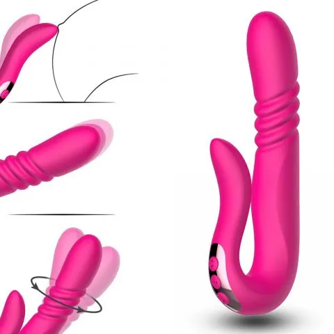 Williams Trading Co Vibrators Tailspin Thrusting and Dual Stimulating Clitoral and GSpot Vibrator