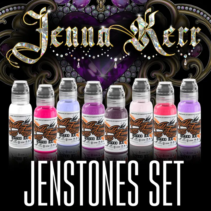 World Famous Jenna Kerr Jenstone Set World Famous Tattoo Ink 1oz Anal