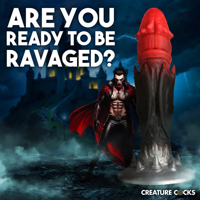 XR Brands Female Sex Toys Count Cockula Vampire Fantasy Silicone Dildo