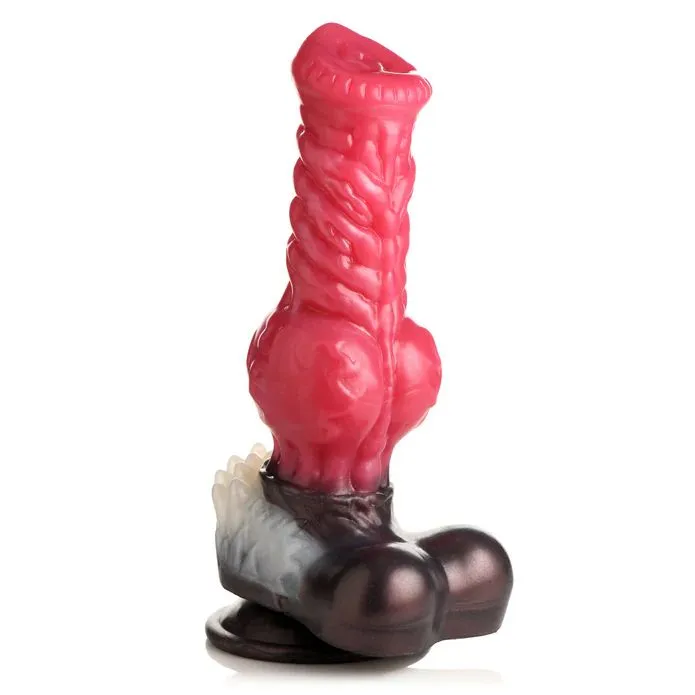 XR Brands Female Sex Toys Cujo Canine Werewolf Silicone Dildo with Knot