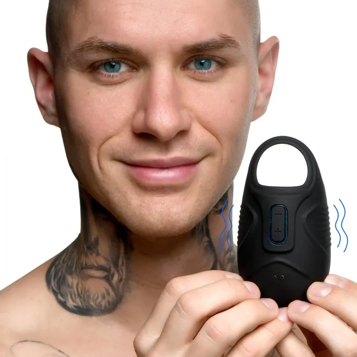 XR Brands Vibrating Silicone Waterproof Ball Sack Female Sex Toys