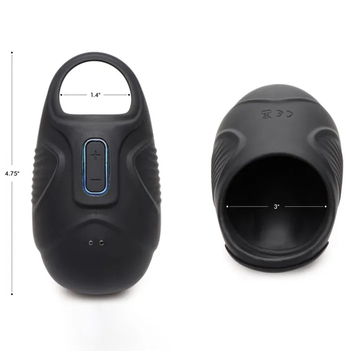 XR Brands Vibrating Silicone Waterproof Ball Sack Female Sex Toys