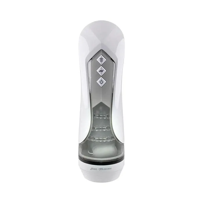 Zero Tolerance Rechargeable Stroking Buddy White Zero Tolerance Anal